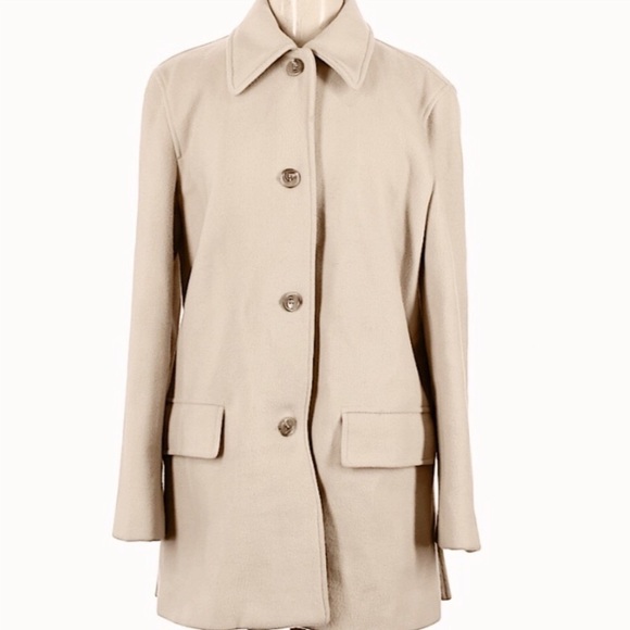 Vintage J. CREW Wool Topcoat, size M - Picture 11 of 16